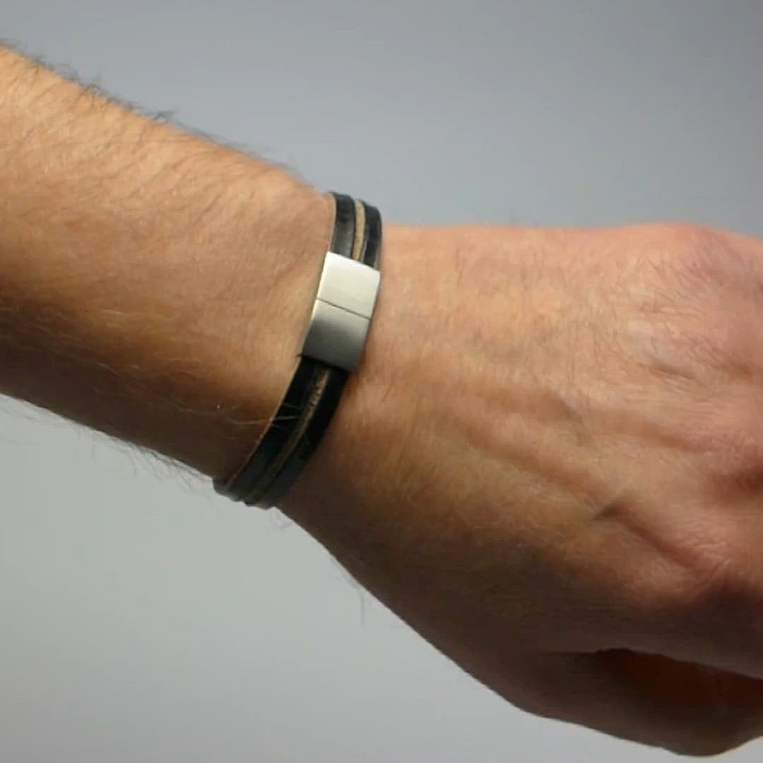 Armband Leather Star Raw CK31