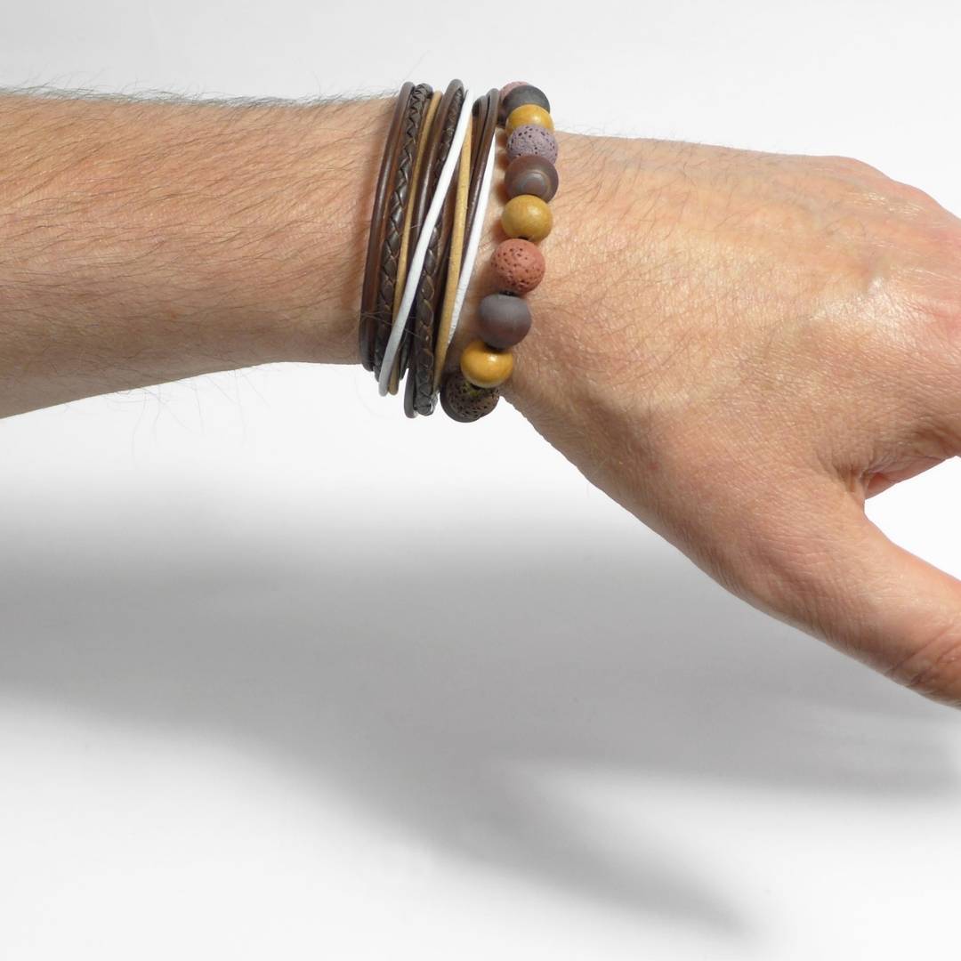 Herrenarmband Duo 04