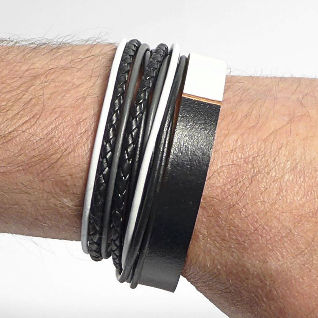 Herrenarmband <br>Duo 07