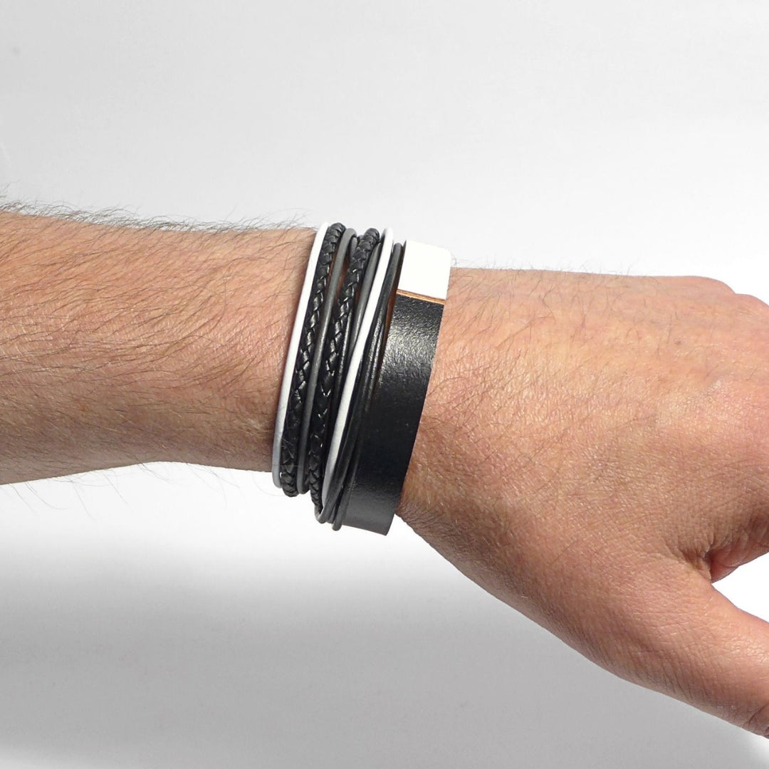 Herrenarmband <br>Duo 07