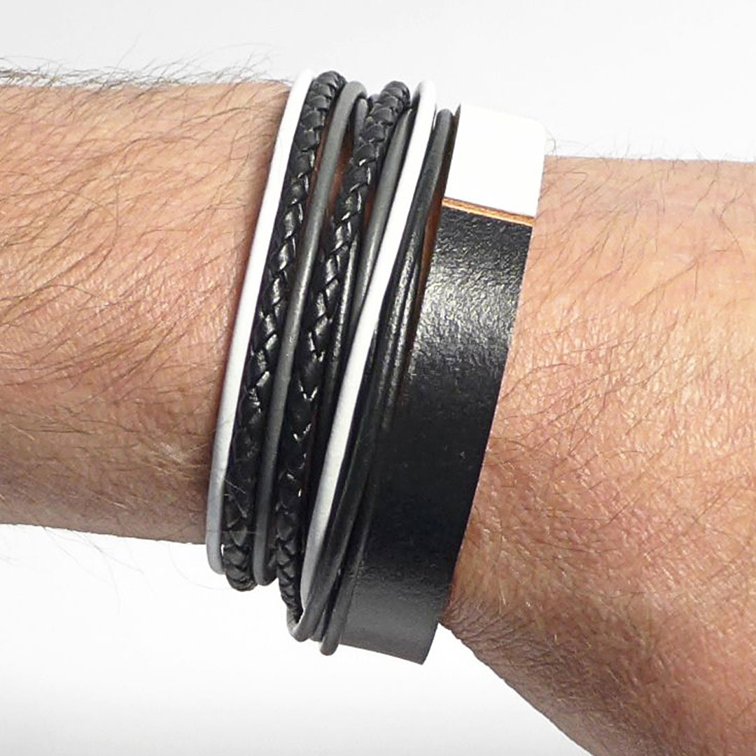 Herrenarmband Duo 07 - STARBEIT