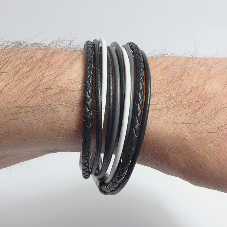 Starbeit Armband Leather Star BT52 Bild 2