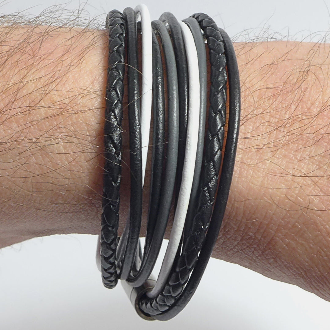 Starbeit Armband Leather Star BT52 Bild 3