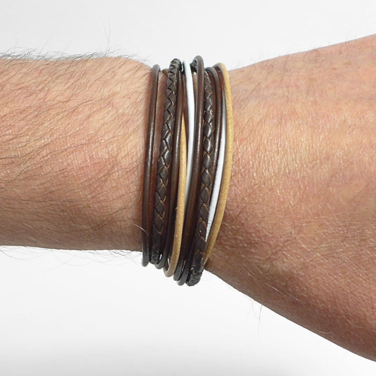 Starbeit Armband Leather Star BT53 Bild 3
