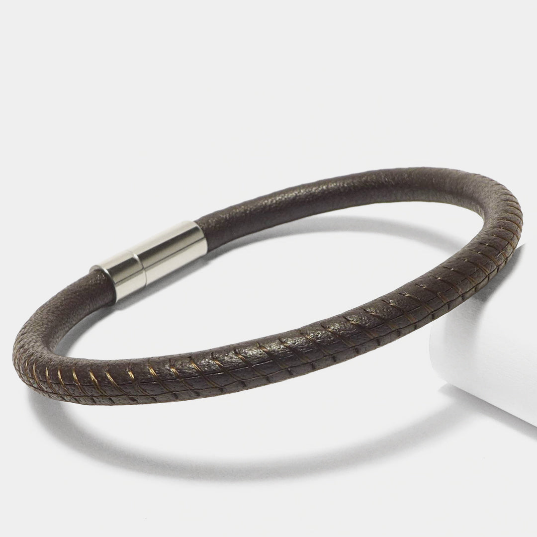 Herrenarmband Leather Star FL27