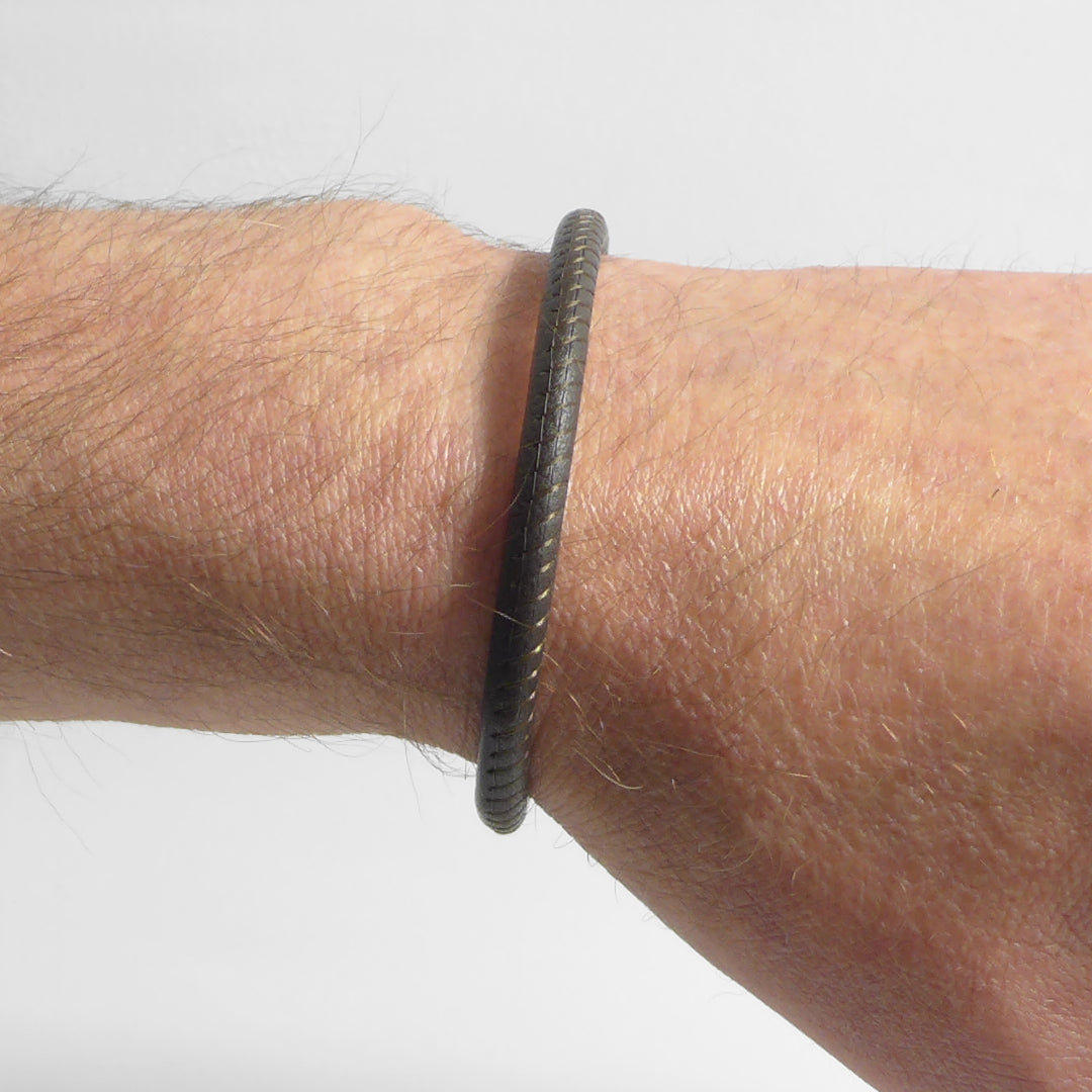 Herrenarmband Leather Star FL27