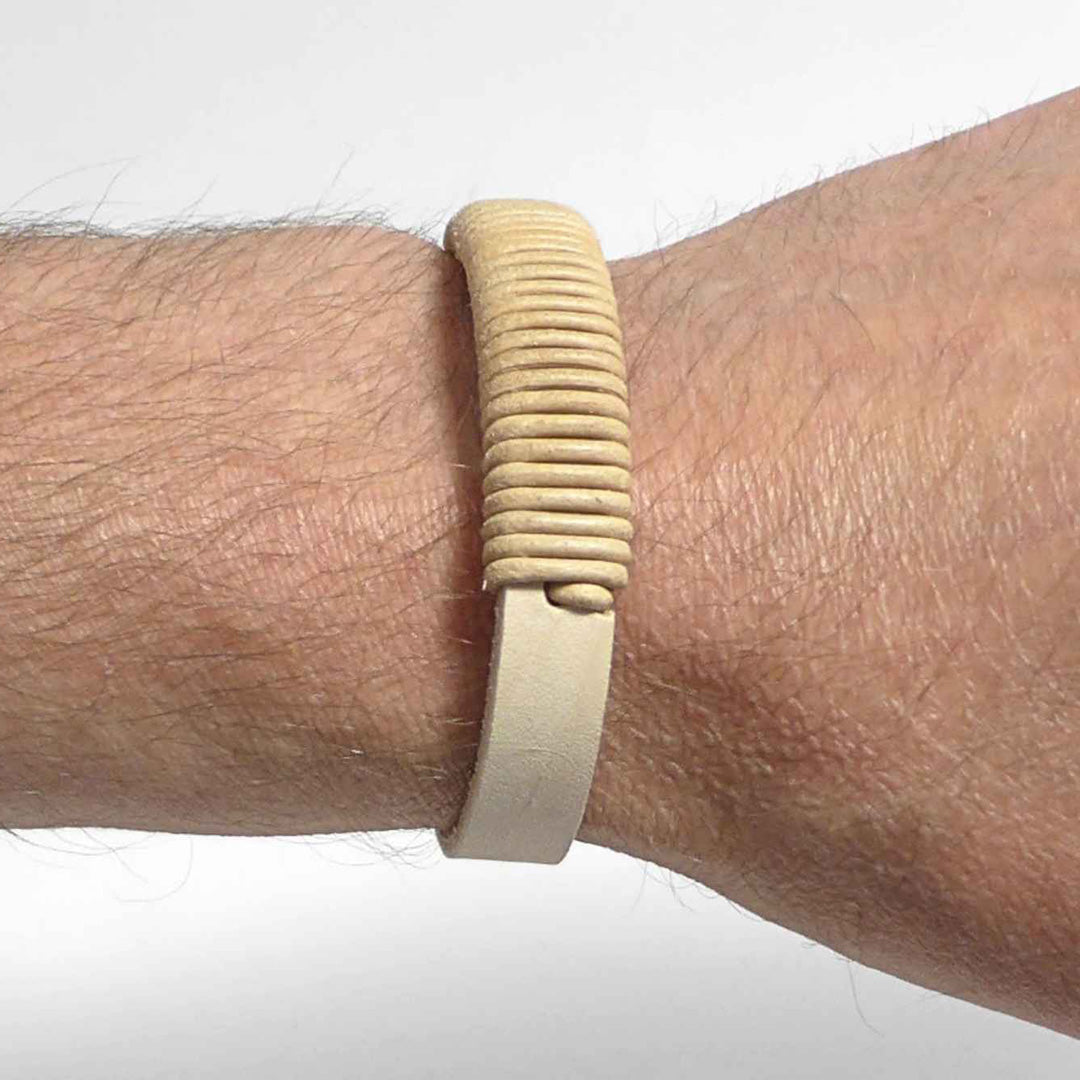 Herrenarmband Leather Star GT53