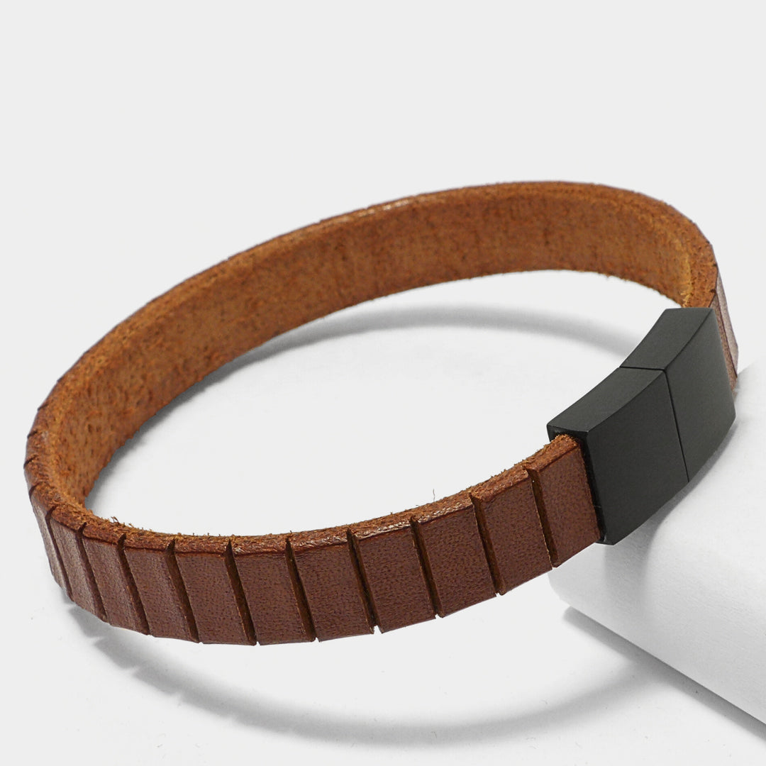Starbeit Armband Leather Star HL84 Cognac Hauptbild