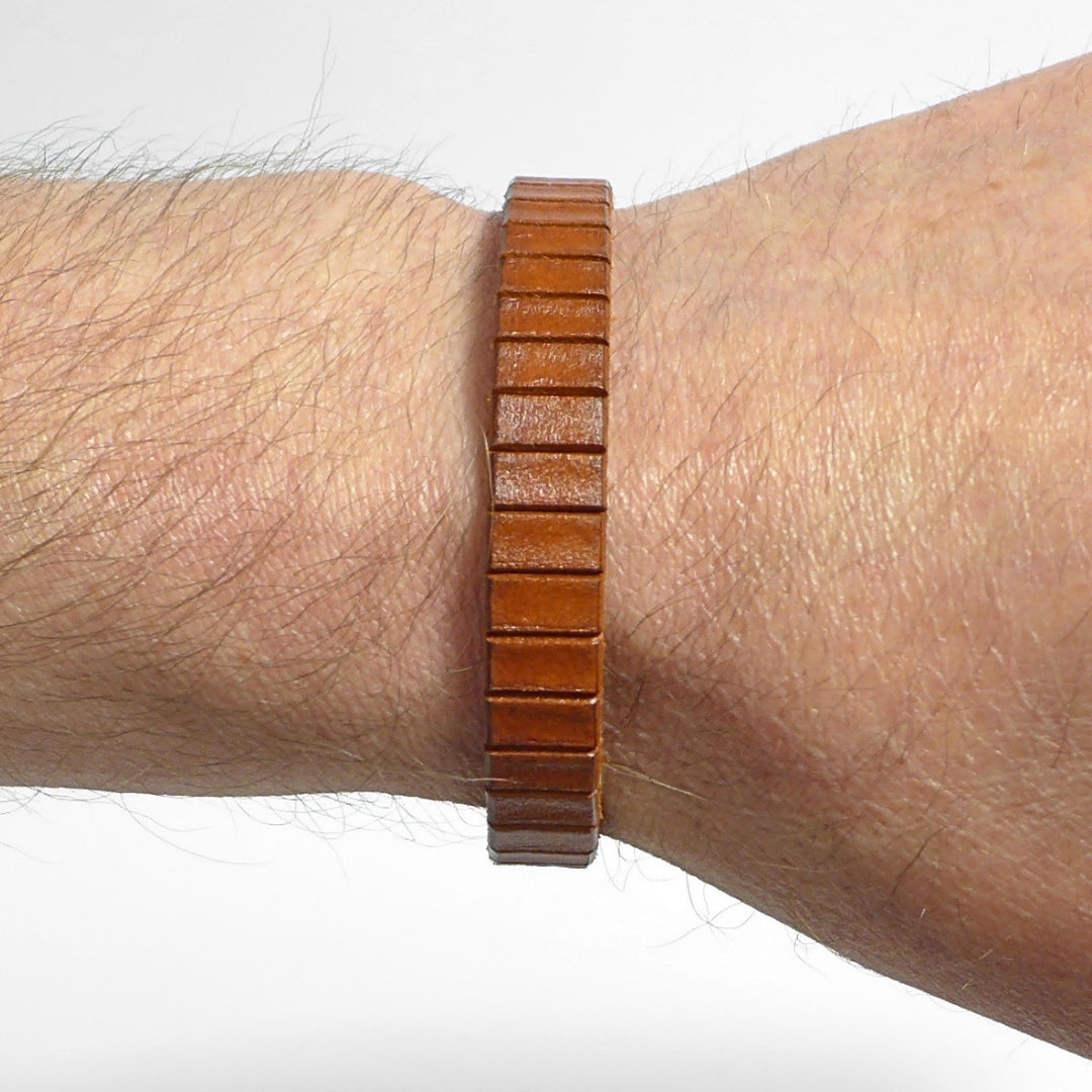 Starbeit Armband Leather Star HL84 Cognac Bild 3