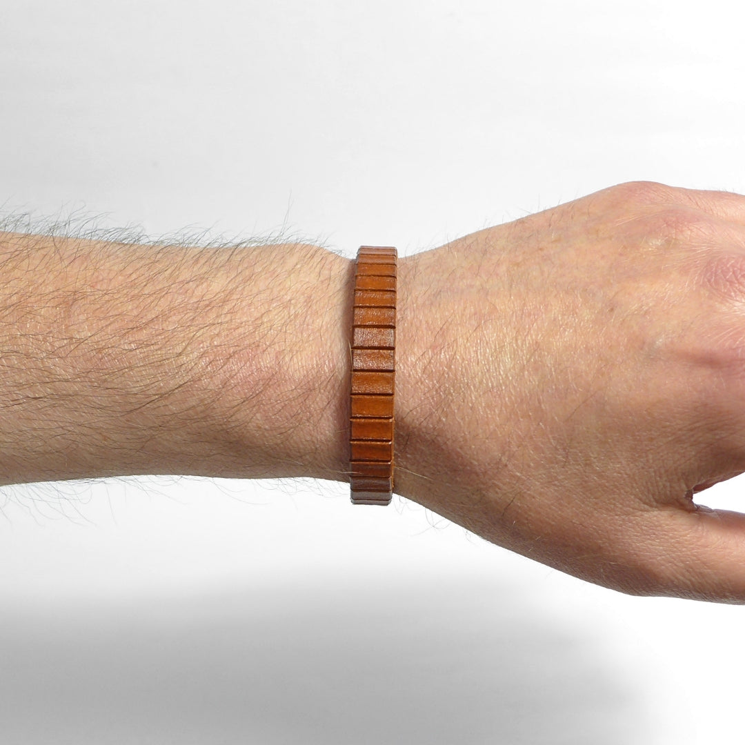 Starbeit Armband Leather Star HL84 Cognac Bild 2