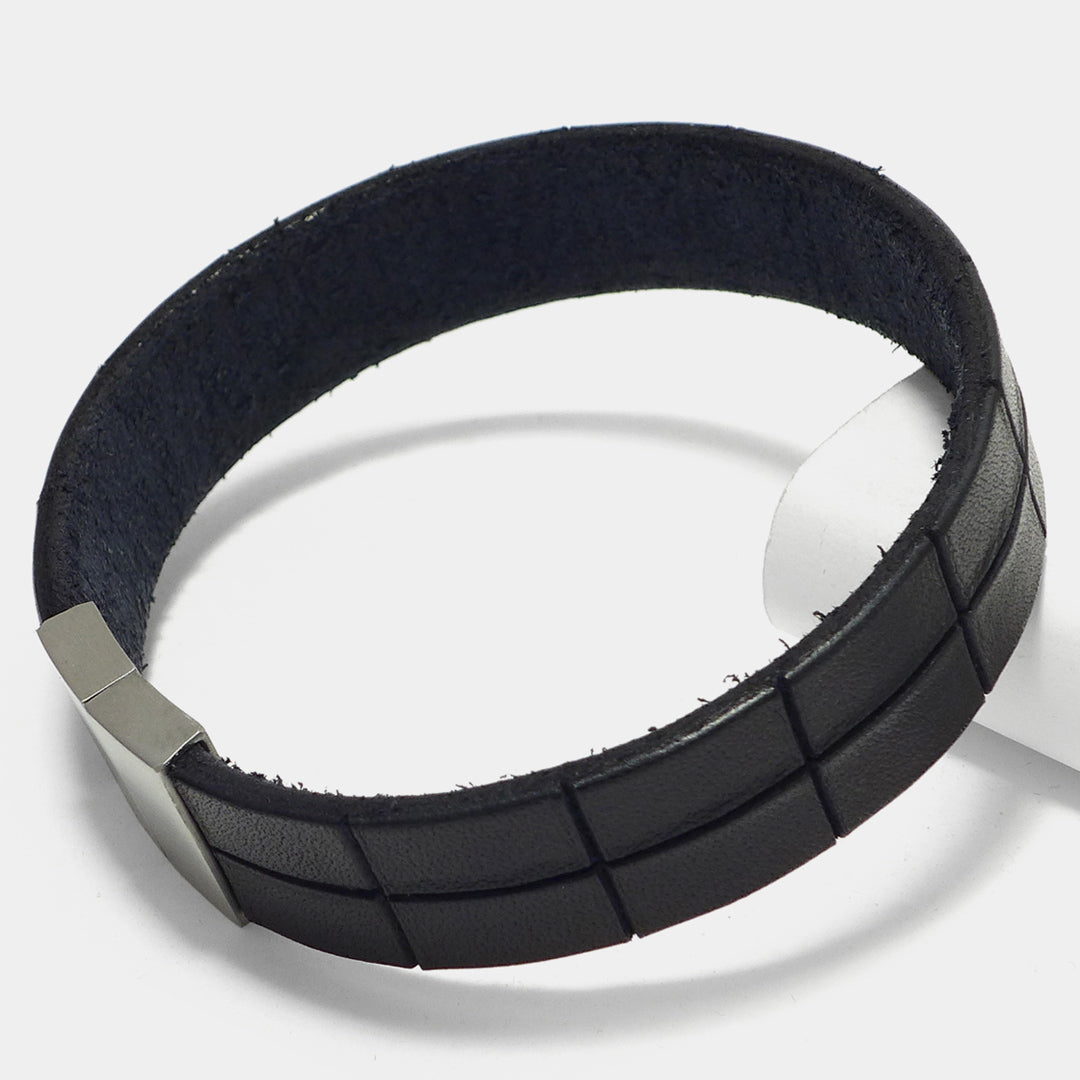 Herrenarmband Leather Star KF54