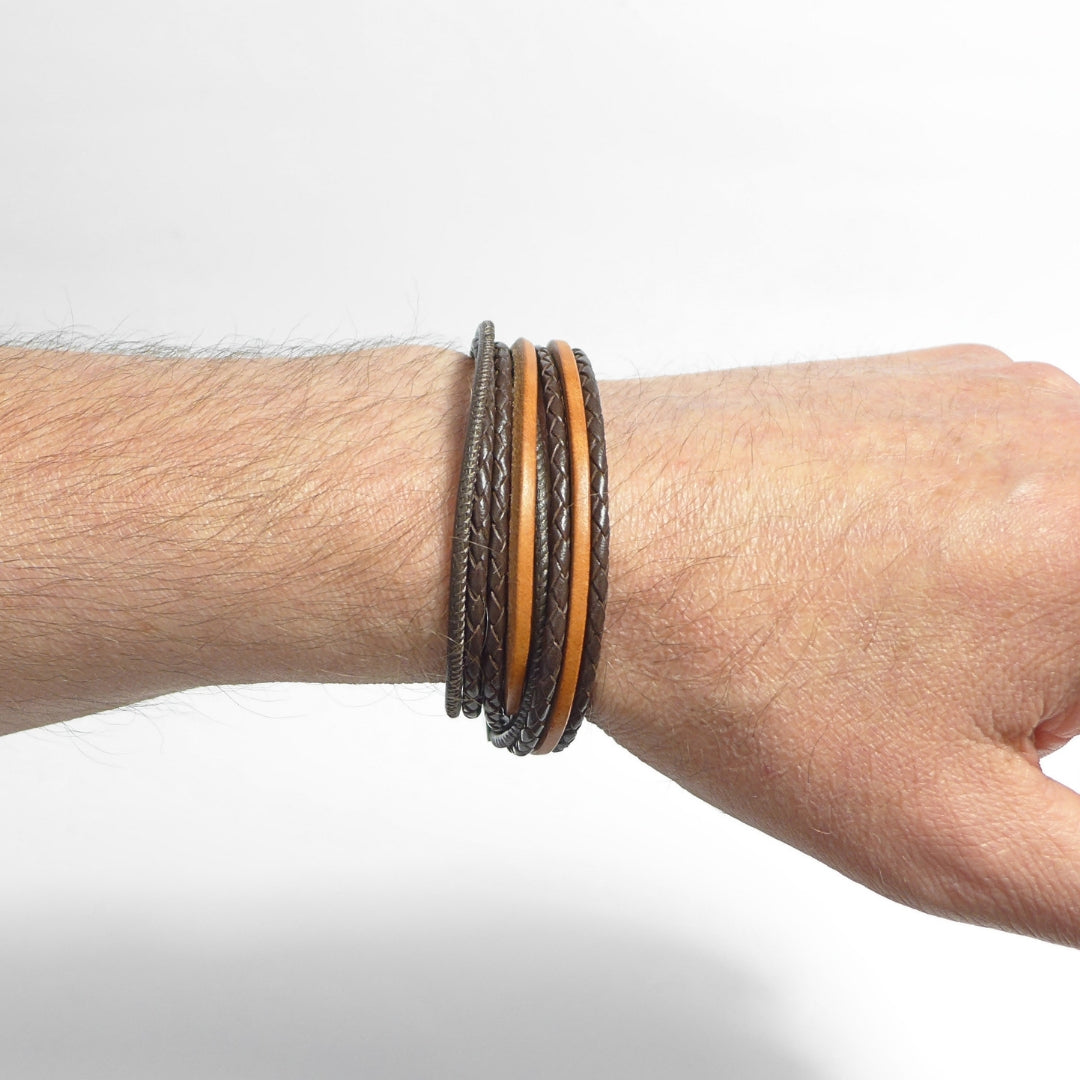 Starbeit Armband Leather Star LC27 Bild 1