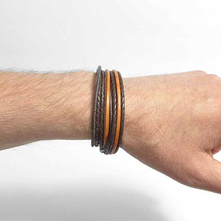 Starbeit Armband Leather Star LC27 Bild 1