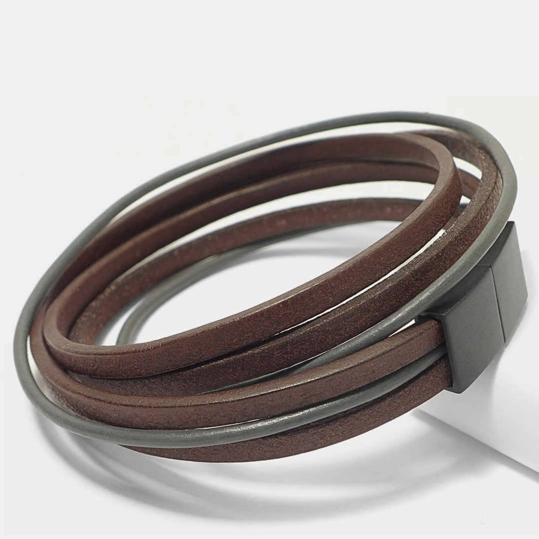 Starbeit Armband Leather Star PG73 Bild 1