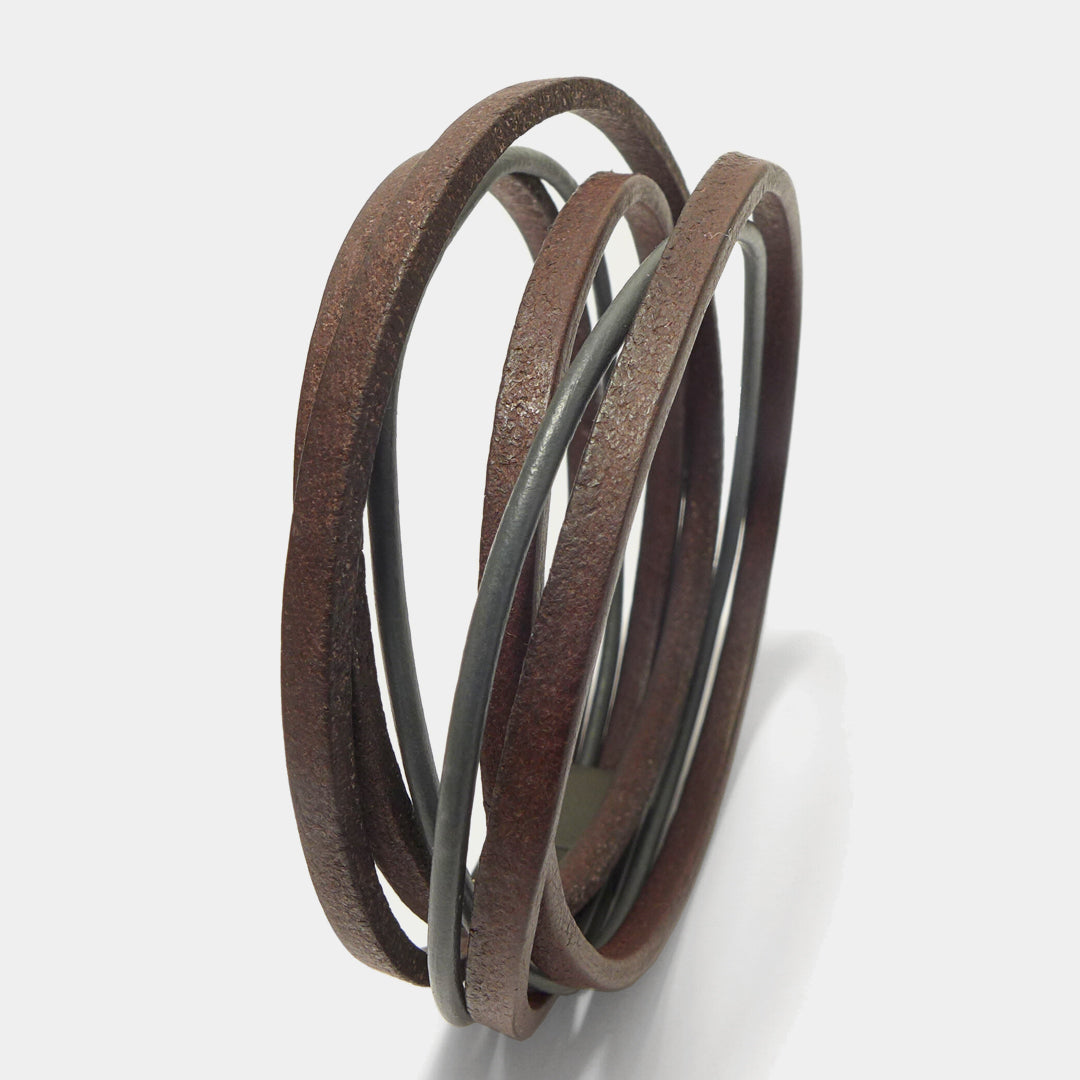 Lässiges Lederarmband Herren STARBEIT modernes Design