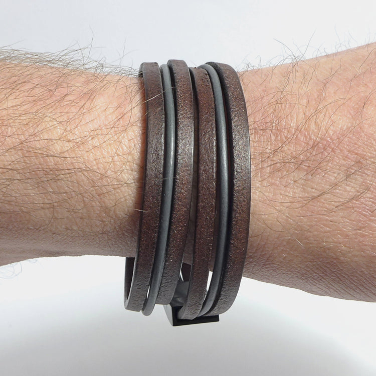 Starbeit Armband Leather Star PG73 Bild 3