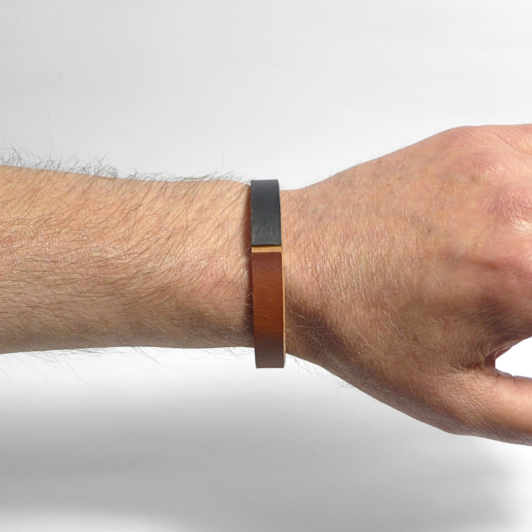 Herrenarmband Leather Star Raw FD37