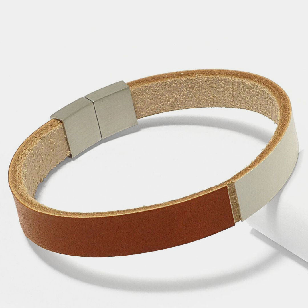 Herrenarmband Leather Star Raw FD39 - STARBEIT