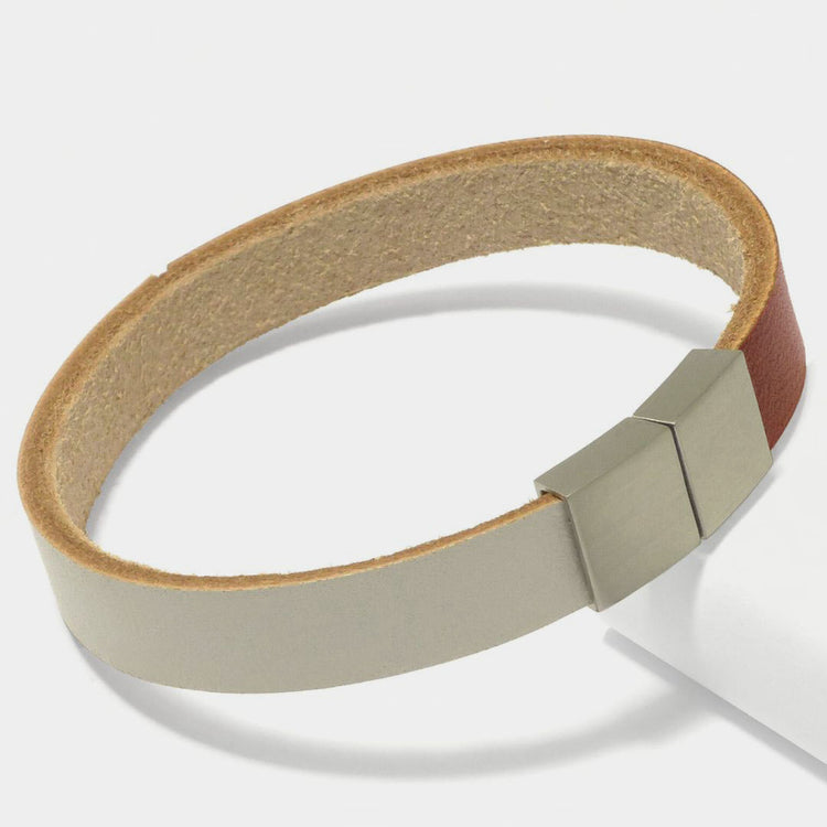 Herrenarmband Leather Star Raw FD39 - STARBEIT