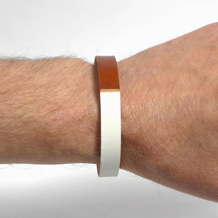 Herrenarmband Leather Star Raw FD39 - STARBEIT
