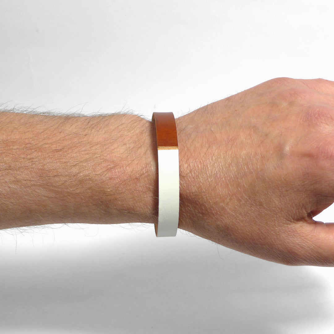 Herrenarmband Leather Star Raw FD39 - STARBEIT