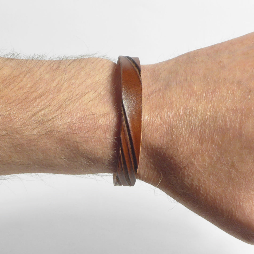 Herrenarmband Leather Star Raw YH73