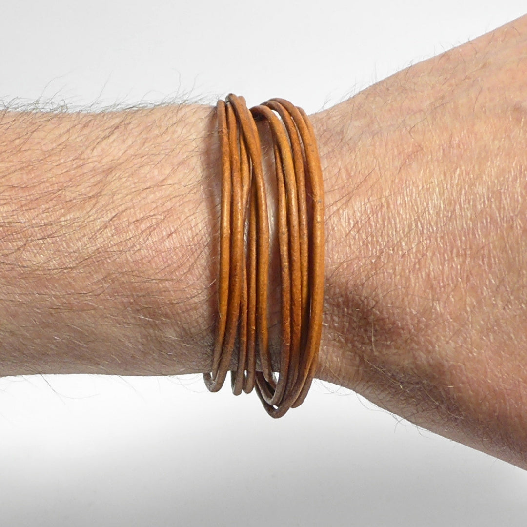 Herrenarmband Leather Star SX41