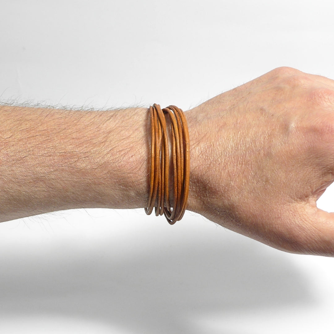 Herrenarmband Leather Star SX41