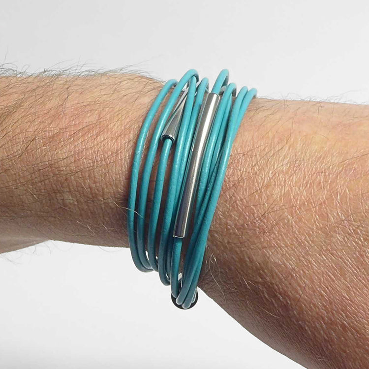 Herrenarmband Leather Star SX43 - STARBEIT