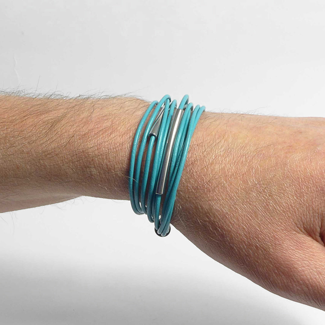 Herrenarmband Leather Star SX43 - STARBEIT