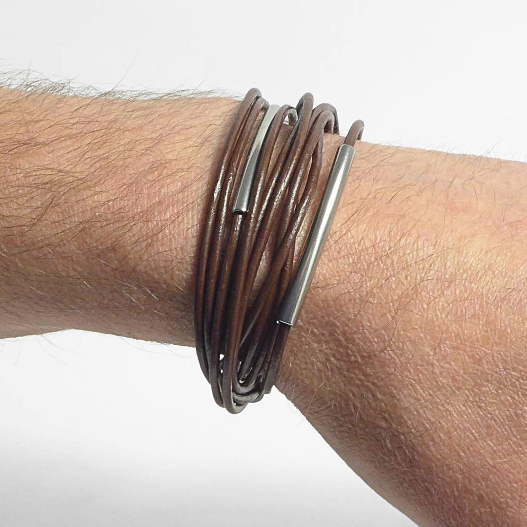 Herrenarmband Leather Star SX46 - STARBEIT