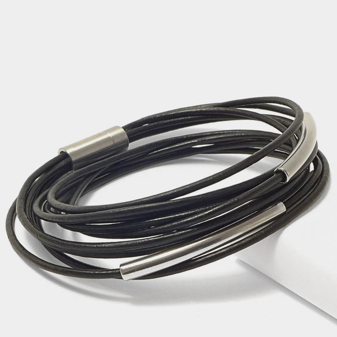 Herrenarmband Leather Star SX48 - STARBEIT