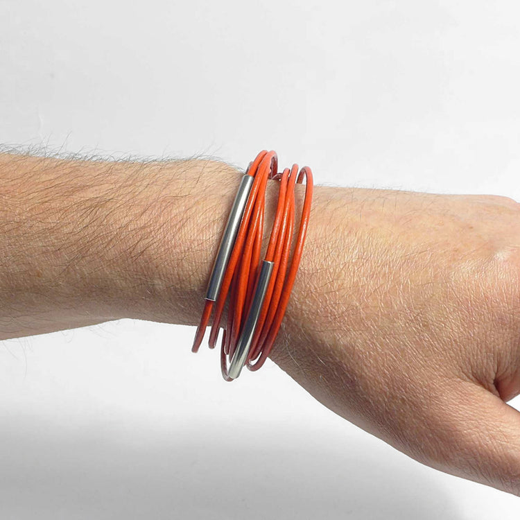 Herrenarmband Leather Star SX49 - STARBEIT