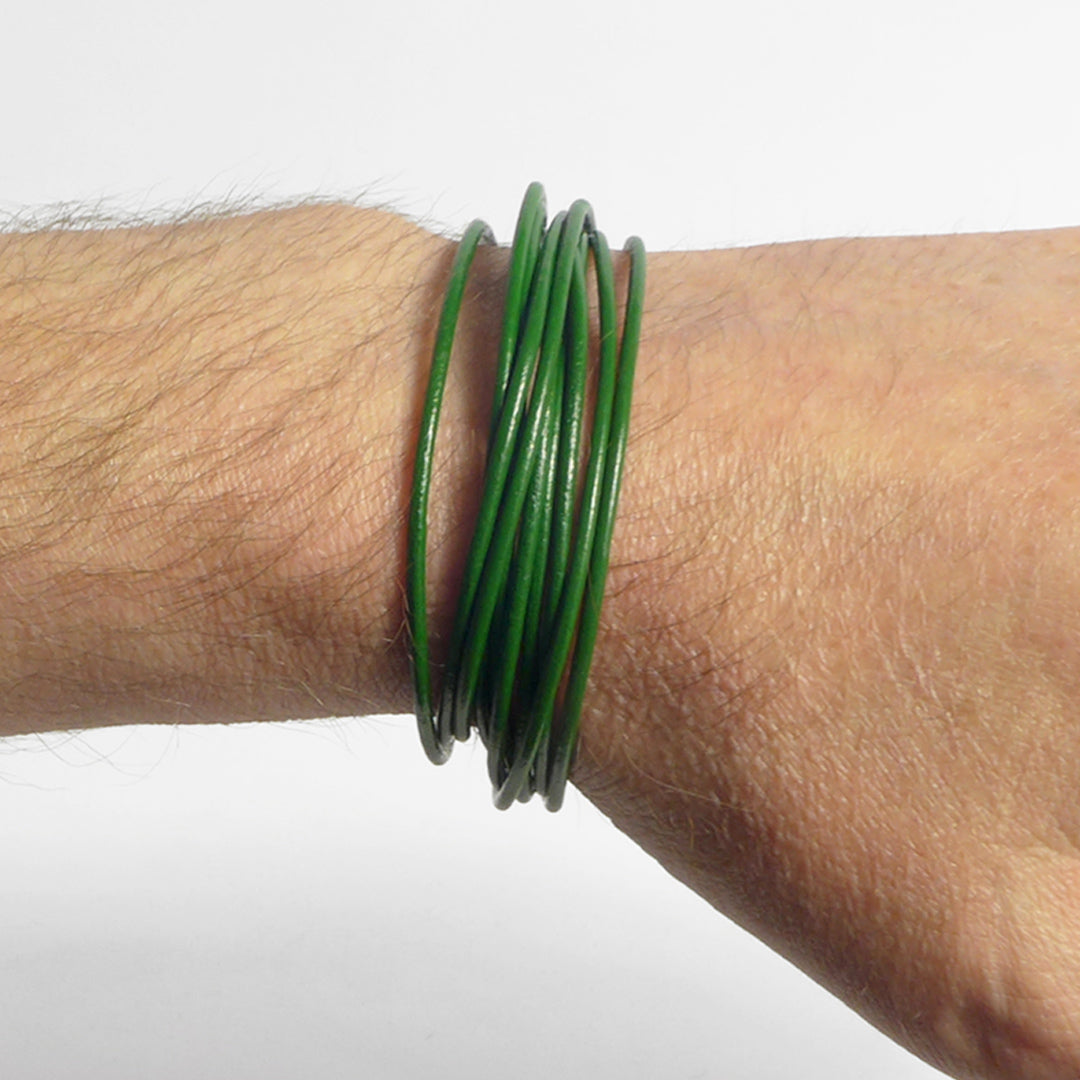 Herrenarmband Leather Star SX50
