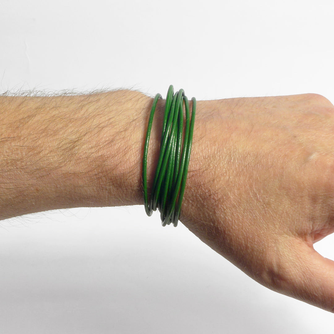 Herrenarmband Leather Star SX50