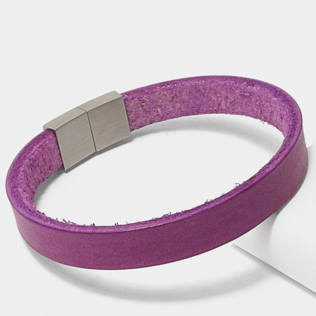 Herrenarmband Leather Star ZM30