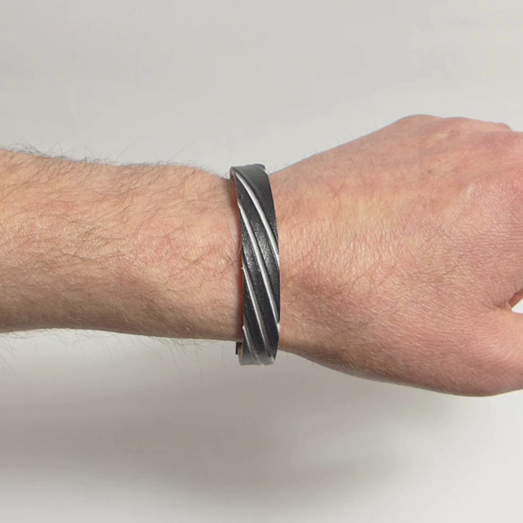 Starbeit Armband Leather Star Raw YH71 Video