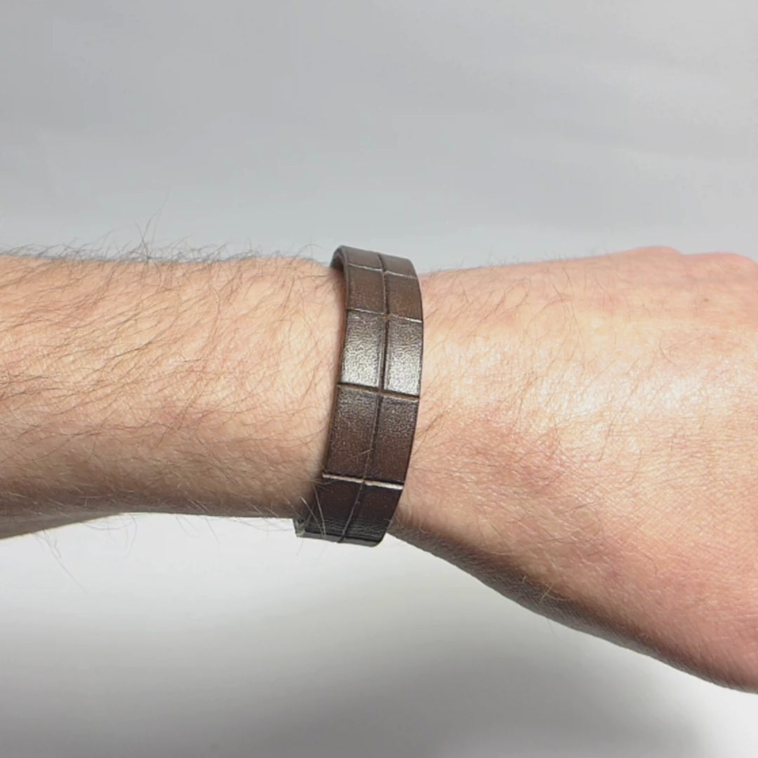 Armband Leather Star KF55