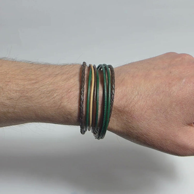 Starbeit Armband Leather Star BT54 Video